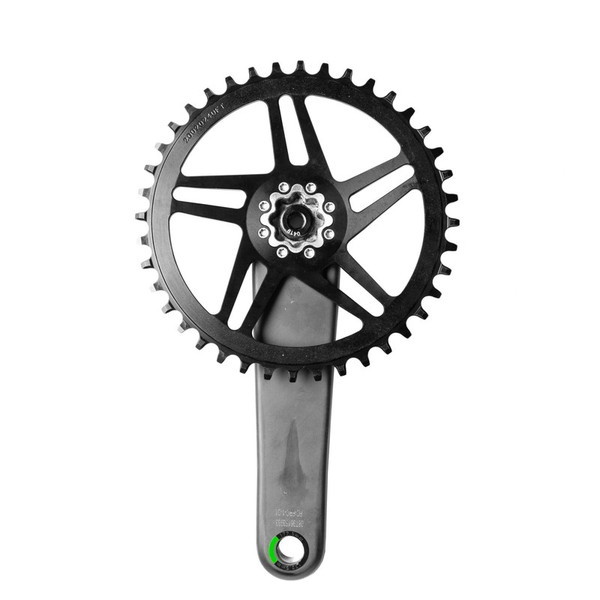 WolfTooth ウルフトゥース Elliptical Direct Mount Chainring for SRAM 8-Bolt 42...