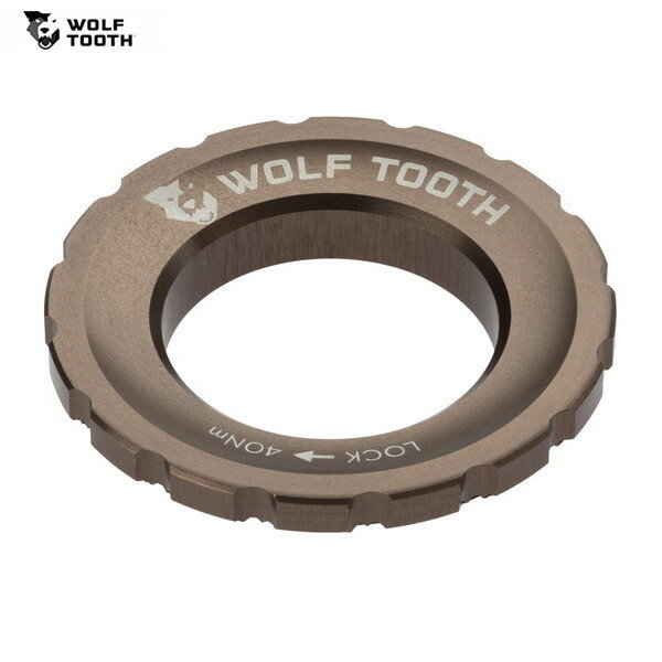 WolfTooth ウルフトゥース Centerlock Rotor Lockring Espresso ディスクローターロックリング