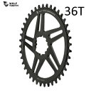 WolfTooth ウルフトゥース Direct Mount for SRAM BB30 Short Spindle Cranks - BB30 36T チェーンリング