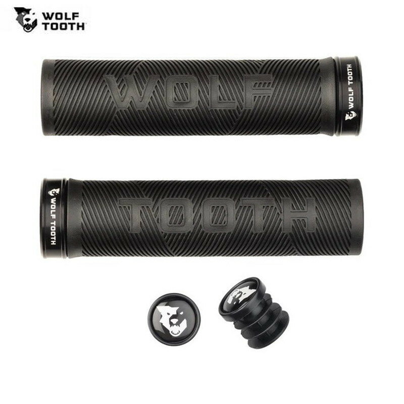 WolfTooth ウルフトゥース Echo Lock-On Grip Black Grip with Black Collar グリップ