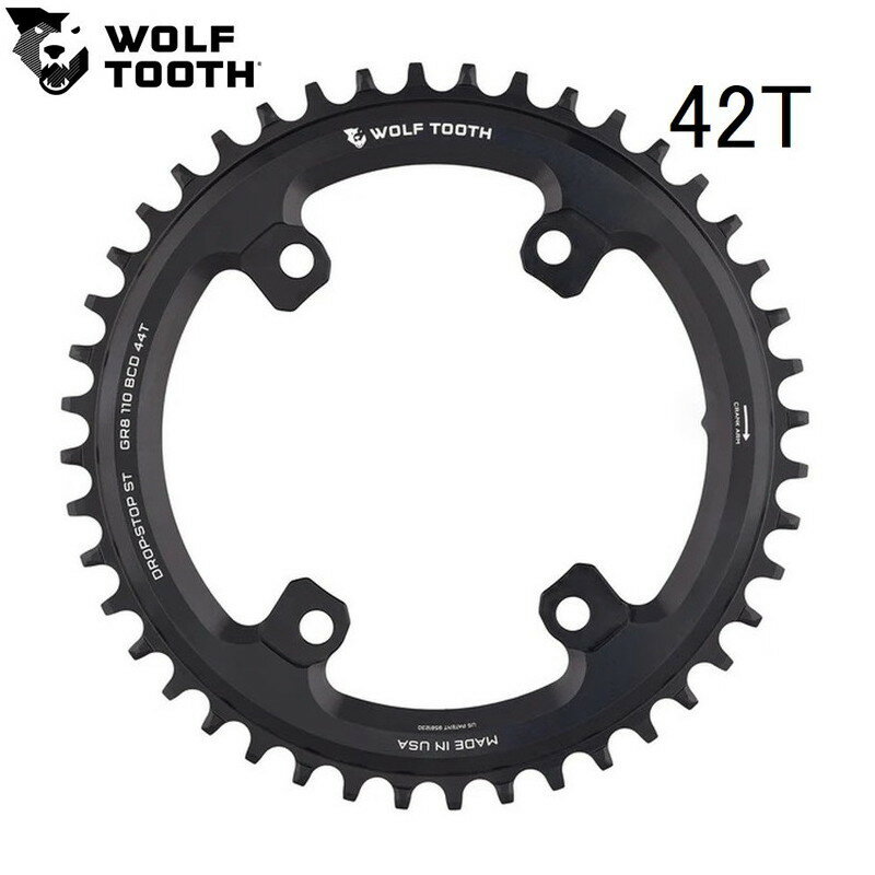 WolfTooth եȥ 110 BCD Asymmetric 4-Bolt Chainrings for GRX Cranks ...