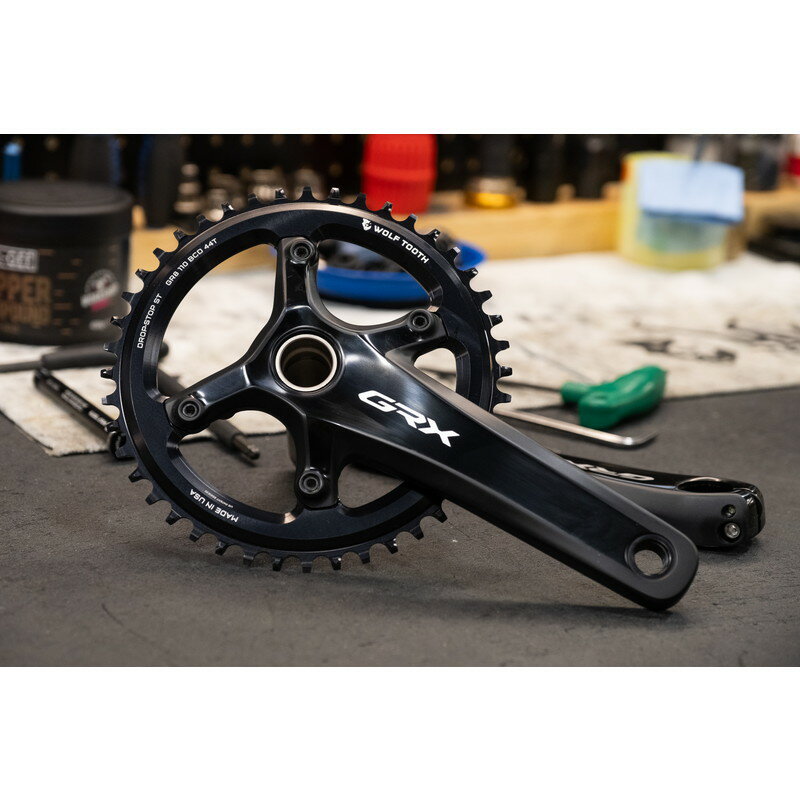 WolfTooth ウルフトゥース 110 BCD Asymmetric 4-Bolt Chainrings for GRX Cranks ...