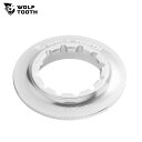 WolfTooth ウルフトゥース Centerlock Rotor Lockring Internal Spline Raw Silver ロックリング