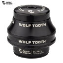 WolfTooth ウルフトゥース Wolf Tooth EC34/28.6 Upper Headset 25mm Stack Black ヘッドパーツ