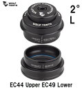 WolfTooth ウルフトゥース EC44 Upper EC49 Lower GeoShift 2°Performance Angle Headset Lon...