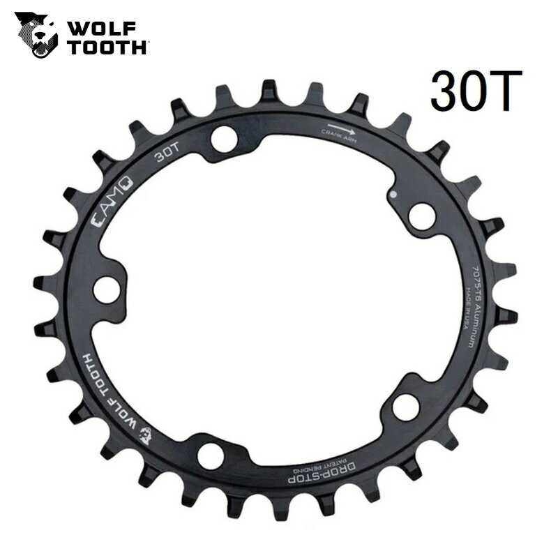 WolfTooth եȥ CAMO Oval Chainring 30T Drop-Stop B 