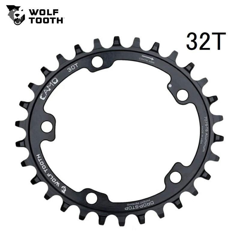 WolfTooth եȥ CAMO Oval Chainring 32T Drop-Stop B 