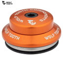 WolfTooth ウルフトゥース Wolf Tooth IS41/28.6 Upper Headset 7mm Stack Orange ヘッドパーツ