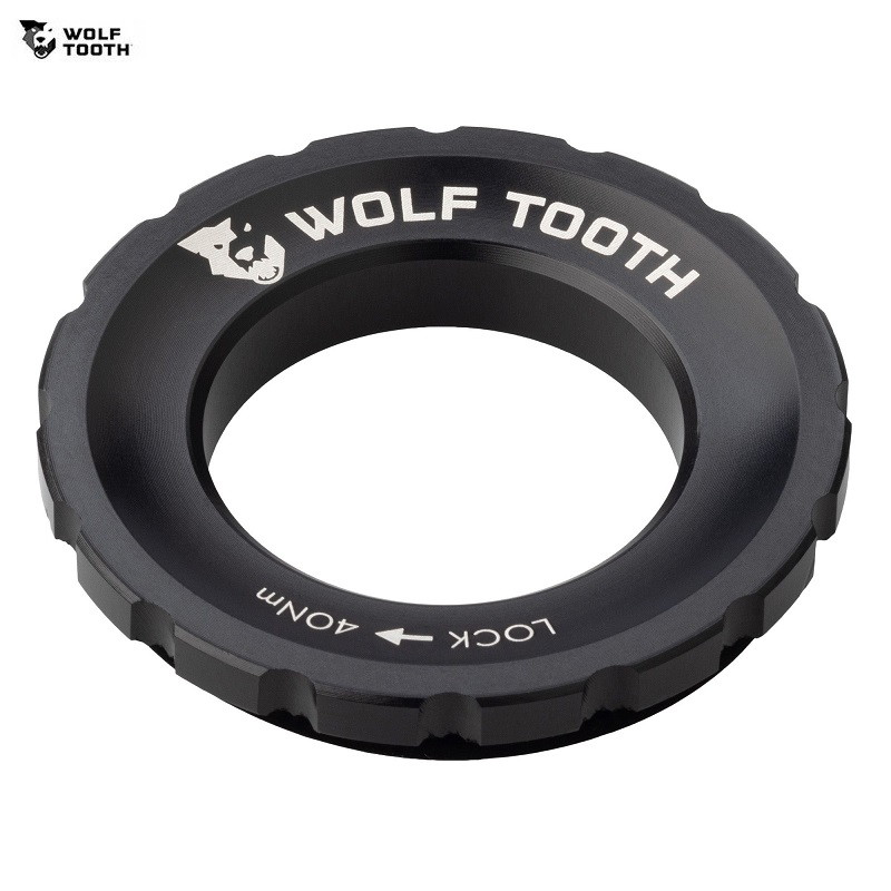 WolfTooth ウルフトゥース Wolf Tooth Centerlock Rotor Lockring センターロック ローター ロックリング Black