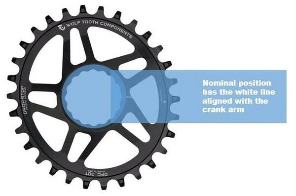WolfTooth ウルフトゥース Elliptical Direct Mount Chainring for Race Face Boos...