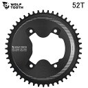 WolfTooth ウルフトゥース 110 BCD Asymmetric 4-Bolt Aero Chainrings for GRX Cranks Drop-...