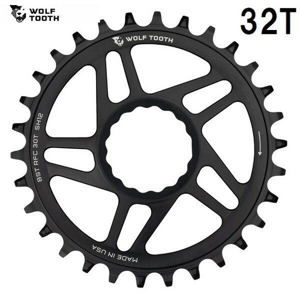 WolfTooth ウルフトゥース Direct Mount Chainring for Race Face Boost for Shimano 12 spd 32T チェーンリング