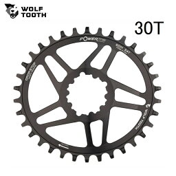 WolfTooth ウルフトゥース Direct Mount Chainring for SRAM Cranks - Elliptical Boost 30T Drop-Stop B チェーンリング