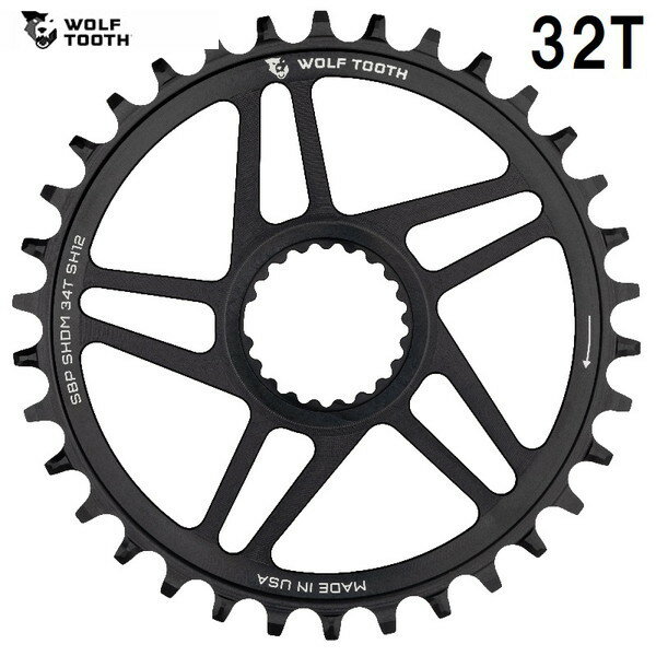 WolfTooth ウルフトゥース Direct Mount Super Boost Shimano 30t Chainring for Shimano 12 spd 32T ..