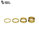 WolfTooth ウルフトゥース Spacer Kit 3, 5, 10, 15mm, Gold