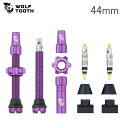 WolfTooth ウルフトゥース Tubeless Valve Stem Kit チューブレス バルブステムキット 44mm Purple