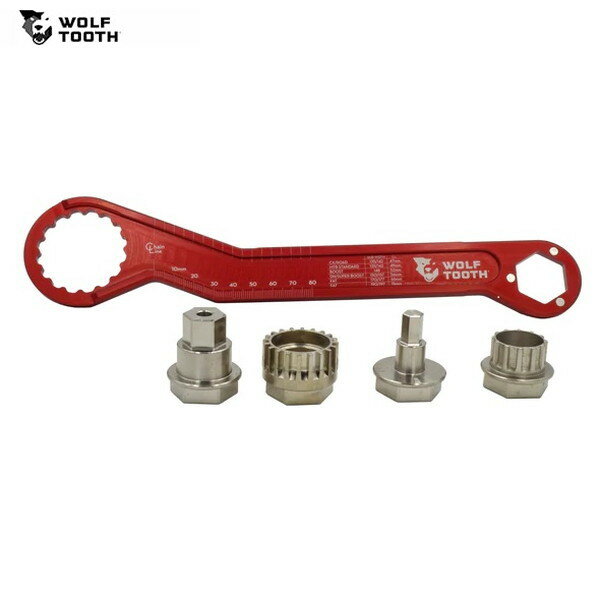 WolfTooth եȥ Pack Wrench and Inserts Kit - Ultralight BB Wrench a...