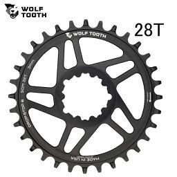 WolfTooth ウルフトゥース Direct Mount Chainring for SRAM Cranks - Boost 28T Drop-Stop B チェーンリング