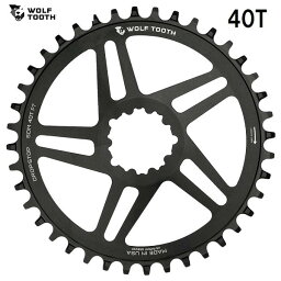 WolfTooth ウルフトゥース Direct Mount Chainring for SRAM 40T compatible with SRAM Flattop チェーンリング