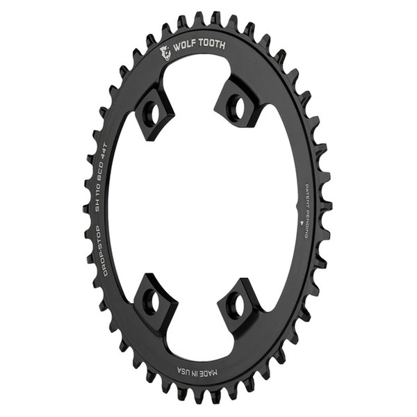 WolfTooth ウルフトゥース 110 BCD Chainring For Shimano 4 Bolt - 110 x 44T チ...