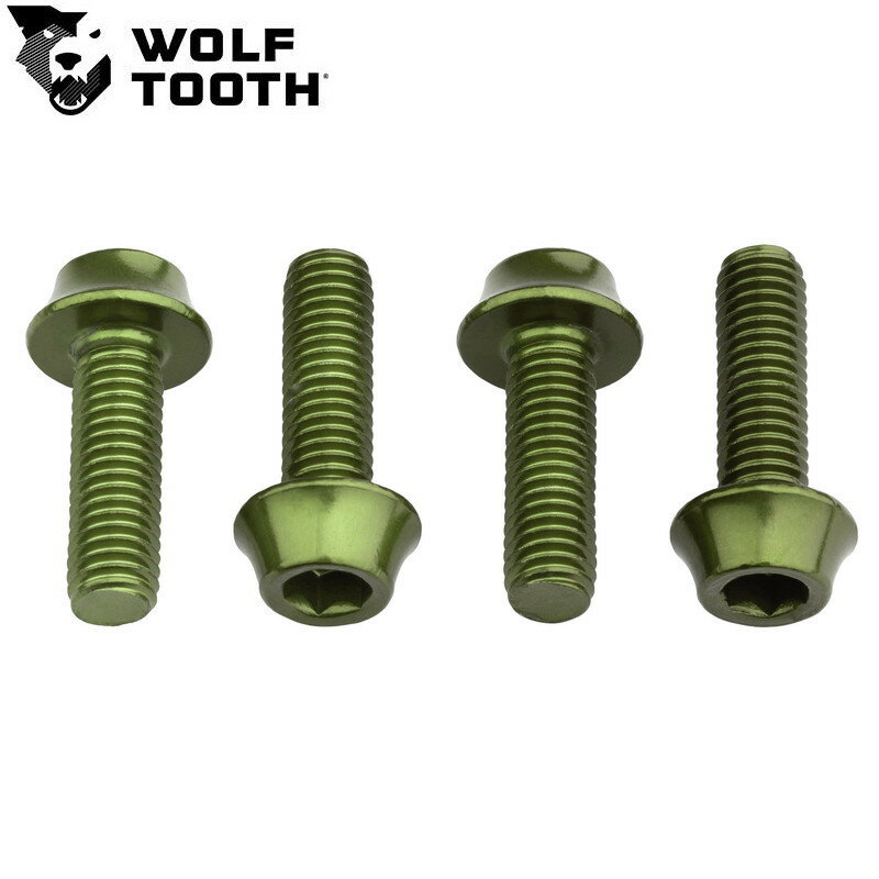 WolfTooth EtgD[X Water Bottle Cage Bolts {gP[W{g Olive