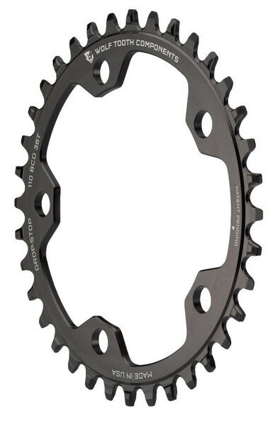 WolfTooth ウルフトゥース 110 BCD 5 Bolt Chainring 38T compatible with SRAM Fl...