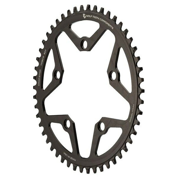 WolfTooth ウルフトゥース 110 BCD 5 Bolt Chainring 52T compatible with SRAM Fl...