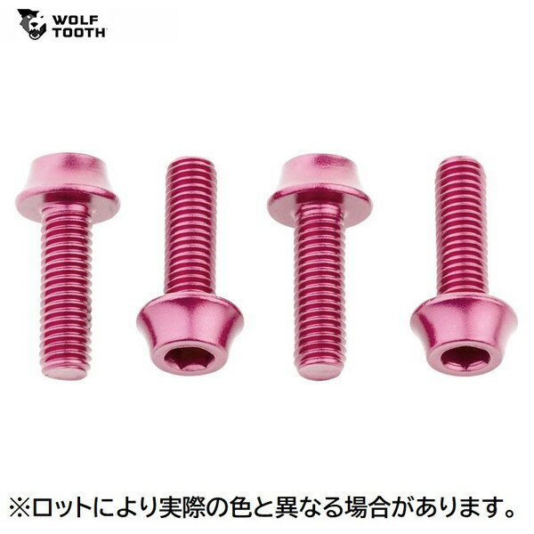 WolfTooth ウルフトゥース Wolf Tooth Water Bottle Cage Bolts Pink