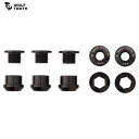 WolfTooth ウルフトゥース Set of 5 Chainring Bolts Nuts for 1X - 5 pcs. black 6mm