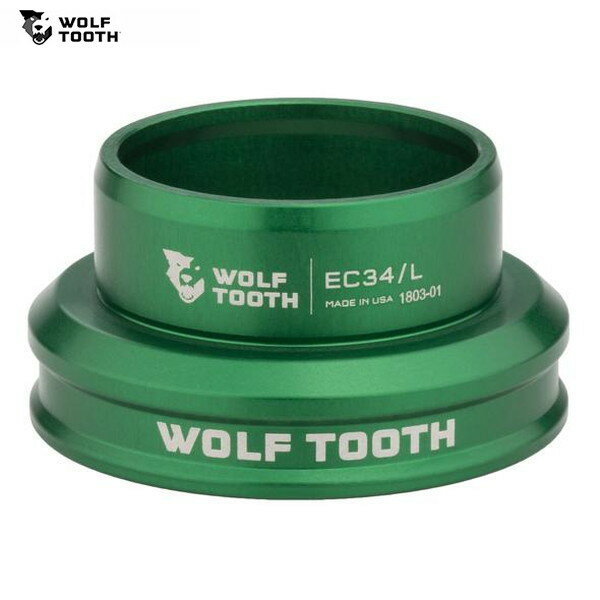 WolfTooth ウルフトゥース Wolf Tooth EC34/30 Lower Headset Green