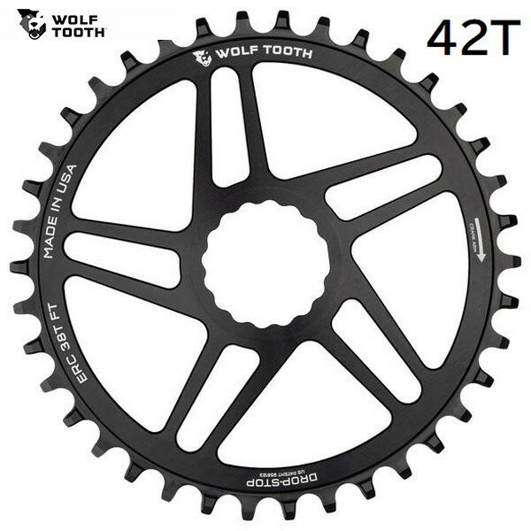 WolfTooth ウルフトゥース Direct Mount Chainring for Easton and Race Face Cinch 42T compatible with SRAM Flattop