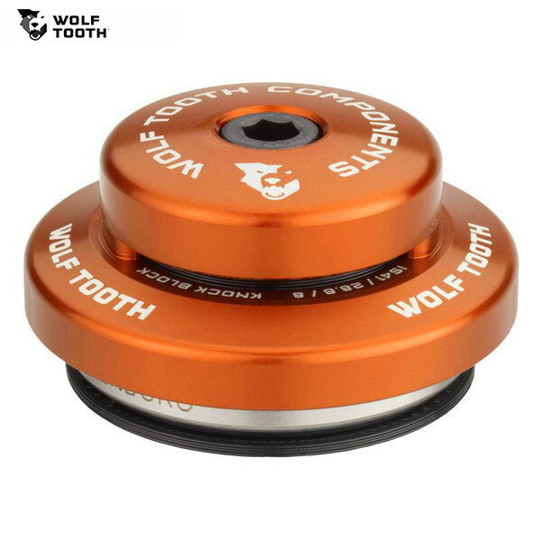 WolfTooth ウルフトゥース Wolf Tooth IS41/28.6 Upper Headset for Knock Block 8mm Stack Orange