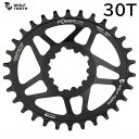 WolfTooth EtgD[X Direct Mount for SRAM BB30 Short Spindle Cranks - Elliptical 30T