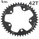 WolfTooth ウルフトゥース Elliptical 110 BCD 5 Bolt Chainring 42T compatible with SRAM Flattop