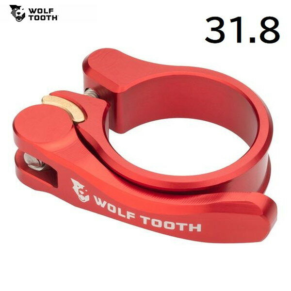 WolfTooth ウルフトゥース Wolf Tooth Seatpost Clamp 31.8mm Red Quick Release