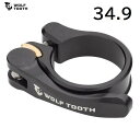 WolfTooth EtgD[X Wolf Tooth Seatpost Clamp 34.9mm Black Quick Release
