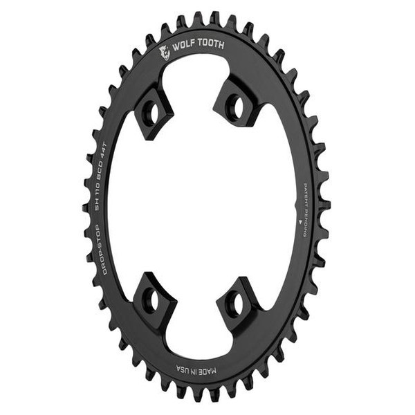 WolfTooth ウルフトゥース 110 BCD Chainring For Shimano 4 Bolt - 110BCD x 38T