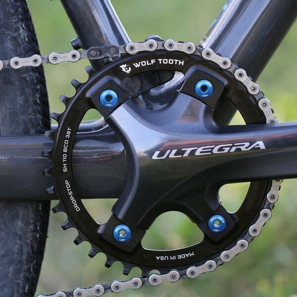 WolfTooth ウルフトゥース 110 BCD Chainring For Shimano 4 Bolt - 110BCD x 50T