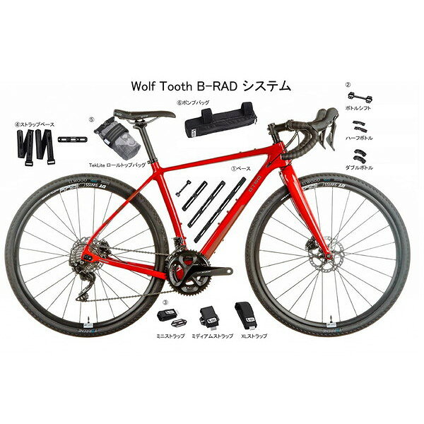 WolfTooth ウルフトゥース B-RAD TekLite Roll-Top Bag 1L