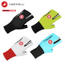 【マラソン全品P2倍】＜春の感謝祭＞【25(木)迄!P20倍】【即納】CASTELLI 14028 AERO SPEED GLOVE カステリ エアロ スピード 指切グローブ