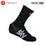 ＜春の感謝祭＞【15(水)迄!P20倍】[★クリアランス★]【即納】CASTELLI 7025 TEAM SKY BELGIAN BOOTIE カ..