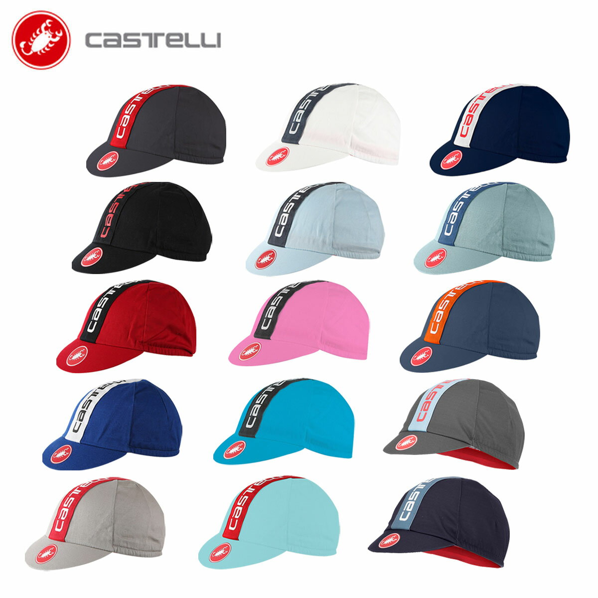 ＜春の感謝祭＞【21(火)迄!P5倍】[★クリアランス★]【即納】CASTELLI 17048 RETRO 3 CAP カステリ レトロ サイクリング キャップ