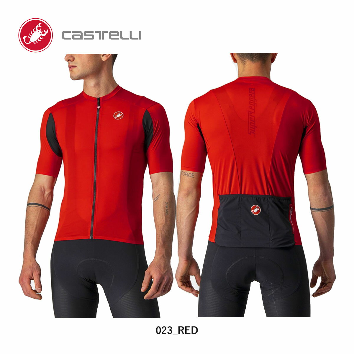 ＜春の感謝祭＞【即納／取寄】CASTELLI 20017 SUPERLEGGERA 2 JERSEY カステリ 半袖ジャージ 2