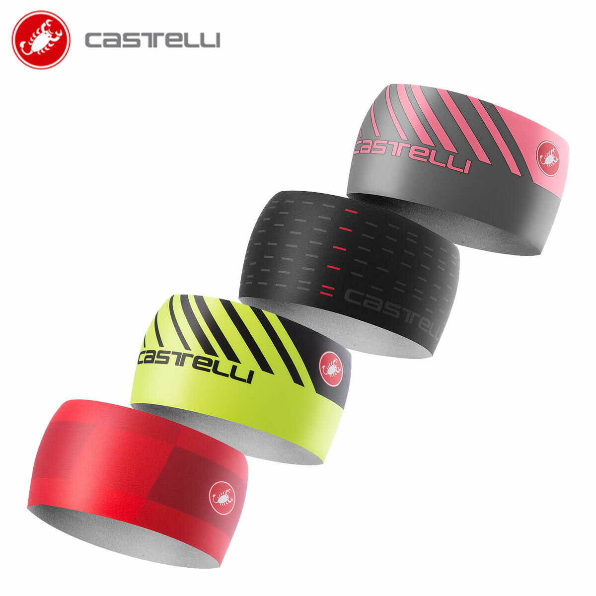 ＜春の感謝祭＞CASTELLI 18537 ARRIVO 3 THERMO HEADBAND カステリ アリーヴォ サーモ 秋冬 5℃対応 ヘッドバンド