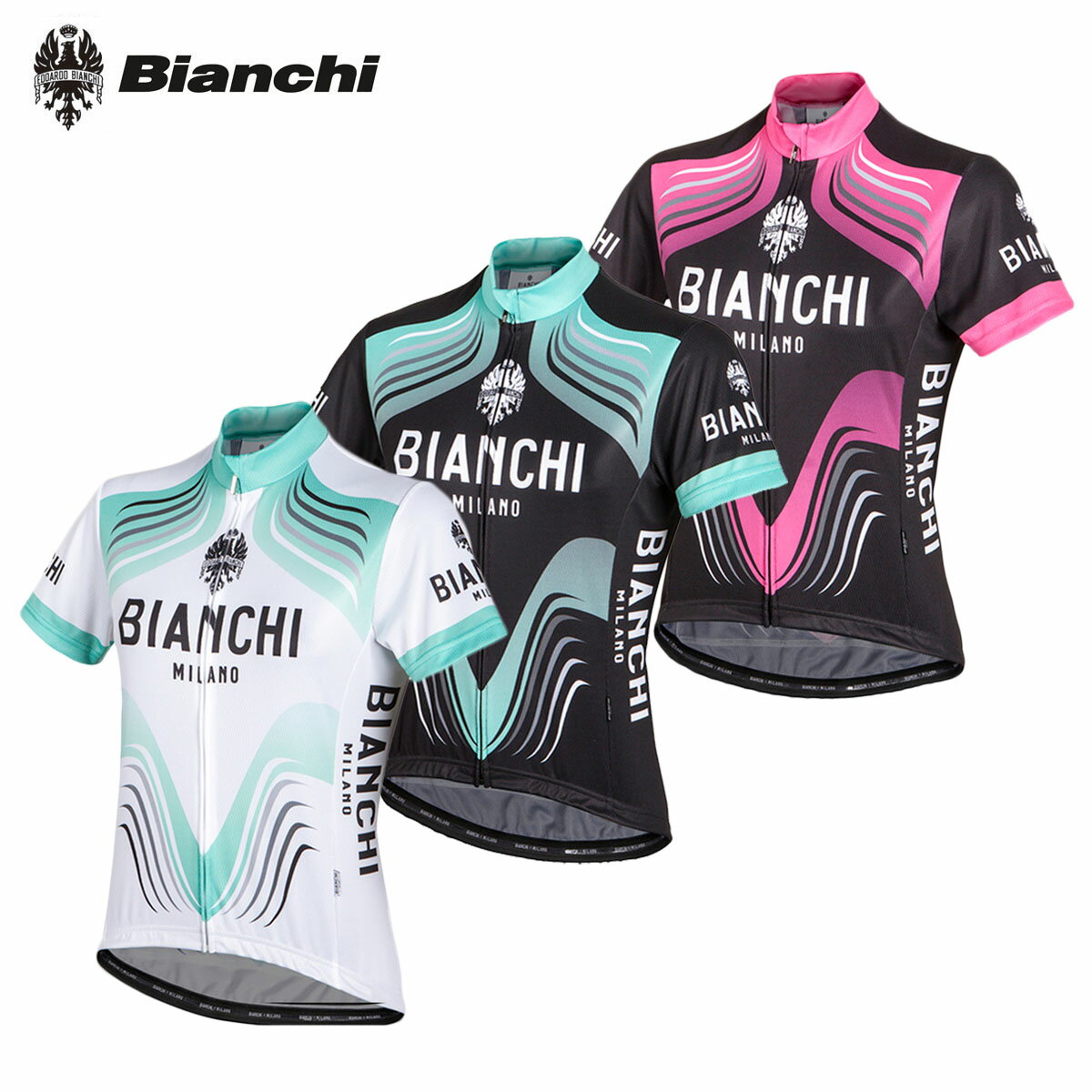 ＜春の感謝祭＞【21(火)迄!P10倍】[★クリアランス★]【即納】BIANCHI MILANO Tuela ビアンキ ミラノ レディース 半袖ジャージ