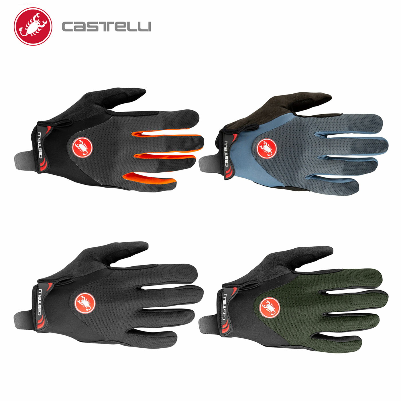 【即納】CASTELLI 20033 ARENBERG GEL LF GLOVE カステリ アランベール ゲル 長指グローブ