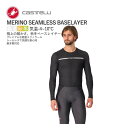 <最安値挑戦中!>【最短2営業日】CASTELLI 24527 MERINO SEAMLESS BASELAYER カステリ メリノウール 長袖 ベースレイヤー