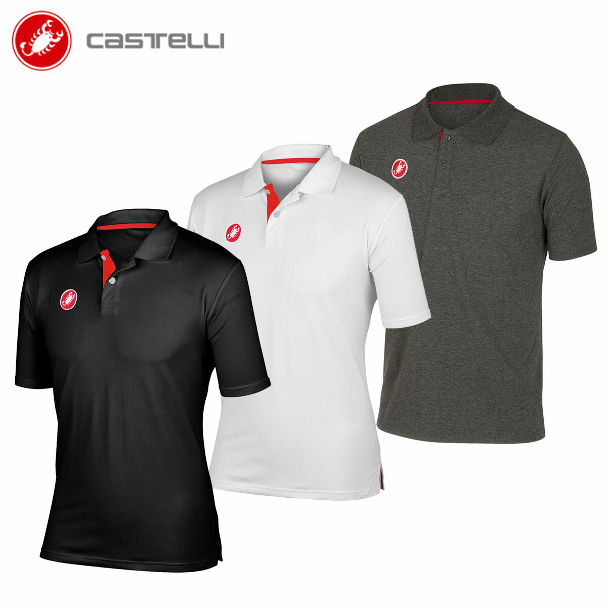 ＜春の感謝祭＞CASTELLI 13096 RACE DAY POLO カステリ レース デイ ポロシャツ