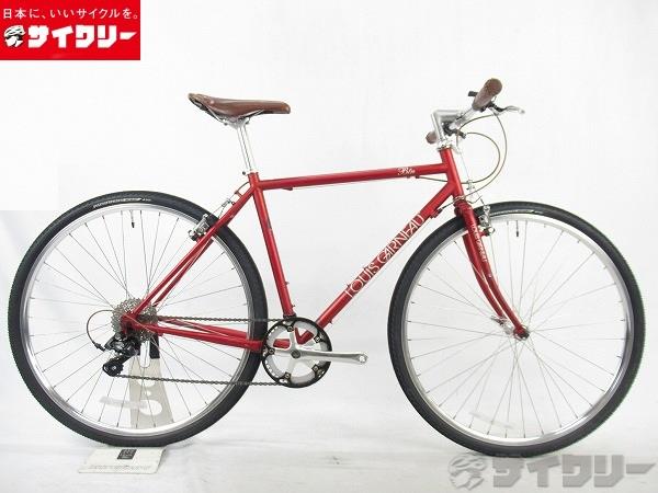 製品情報カテゴリ完成車 クロスバイク クロスバイク メーカールイガノ年式2016色レッド状態ランクD(年式相応のキズあり)送料サイズ大型サイズメーカーサイズ：500【適応身長：165 〜180】トップチューブ長：530シートチューブ長：500ヘッドチューブ長：130クランク長：130ステム長：80ハンドル幅：560パーツフレーム材質：クロモリフォーク材質：ホイール：不明タイヤ：スペシャライズドシフター：マイクロシフトリアディレイラー：シマノ RD-3500 SORA 9sクランク：Laccoスプロケット：シマノ CS-HG300ブレーキレバー：テクトロブレーキキャリパー：テクトロ カンチブレーキステム：不明ハンドル：不明シートポスト：不明サドル：ルイガノ純正状態コメントドライブトレインにキズ・汚れ・サビがございます。グリップに使用感がございます。トップチューブ・シートステーにキズがございます。フレーム全体的にクスミがございます。※ペダルは付属致しません。※変速・ブレーキ調整済み。※発送時は7部組程度までばらした上梱包いたします。その他参考価格：78、000円【LOUIS GARNEAU】
