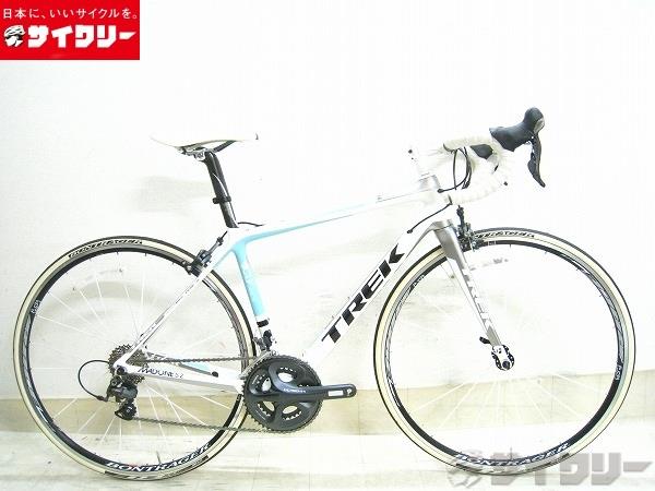製品情報カテゴリ完成車 ロードバイク ロードバイク メーカートレック年式2012色ホワイト/ライトブルー/シルバー状態ランクB(ほぼ無傷)送料サイズ大型サイズメーカーサイズ：50適応身長：165-172cm（目安）トップチューブ長（ホリゾンタル）：521mmシートチューブ長：476mmヘッドチューブ長：130mmクランク長：170mmステム長：80mmハンドル幅：400mm（C-C）パーツフレーム材質：500 Series OCLV カーボンフォーク材質：カーボンホイール：ボントレガー RACEタイヤ：ボントレガー R3 700x23cシフター：シマノ ST-6700 ULTEGRA 2x10sフロントディレイラー：シマノ FD-6700 ULTEGRAリアディレイラー：シマノ RD-6700 ULTEGRAクランク：シマノ FC-6750 ULTEGRA 170mm 50/34Tスプロケット：シマノ CS-5700 105 11-28Tブレーキ：シマノ BR-6700 ULTEGRAステム：ボントレガー RXL アルミハンドル：ボントレガー Race Blade VR-C アルミシートポスト：ボントレガー シートマスト カーボンサドル：ボントレガー Affinity 3状態コメント中古商品です。使用感薄く状態良好です。小傷がございます。バーテープに若干の汚れがございます。ペダルは付属しません。ブレーキ及び変速調整済みです。その他参考価格￥380、000【TREK】